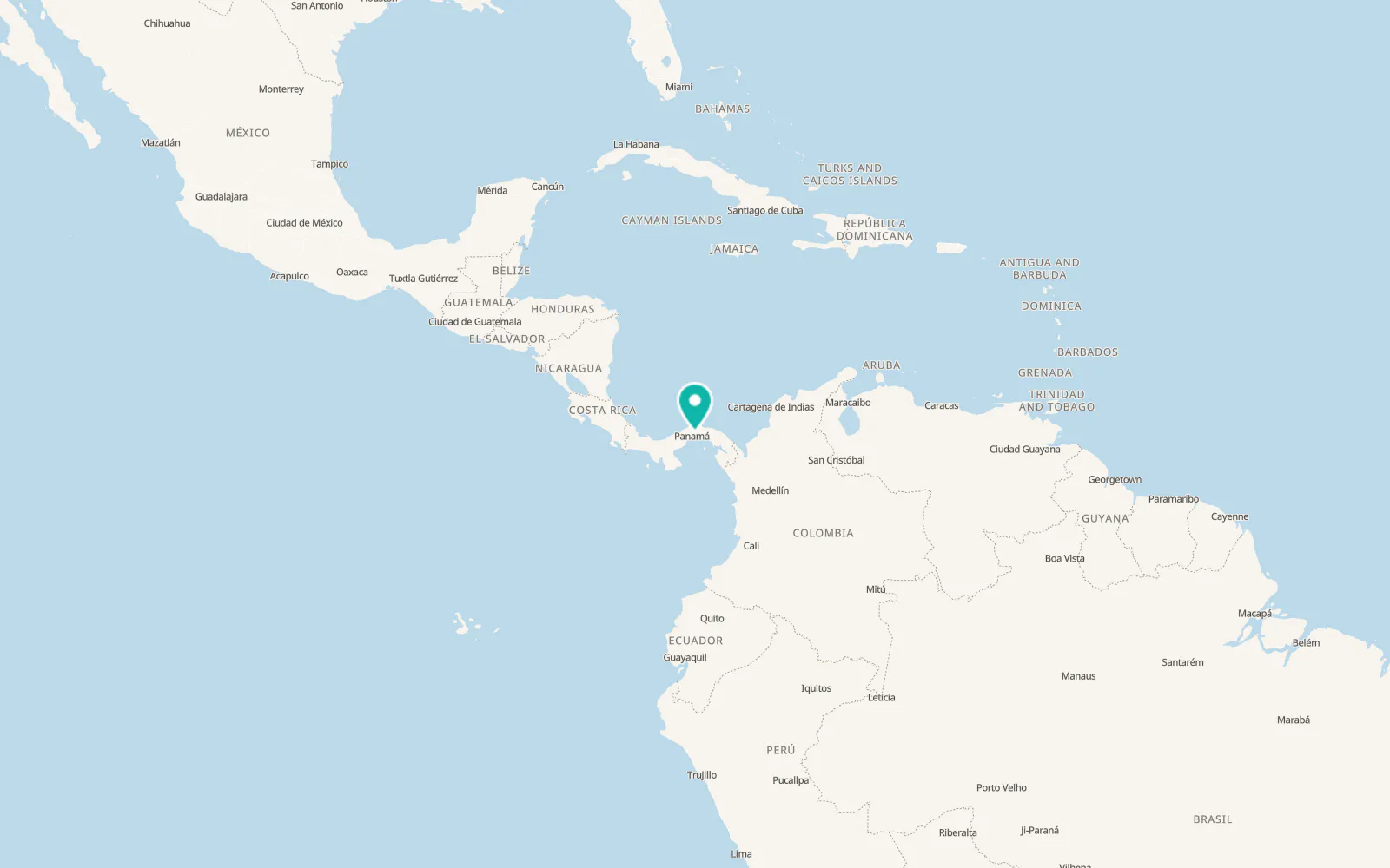 Map of Tocumen