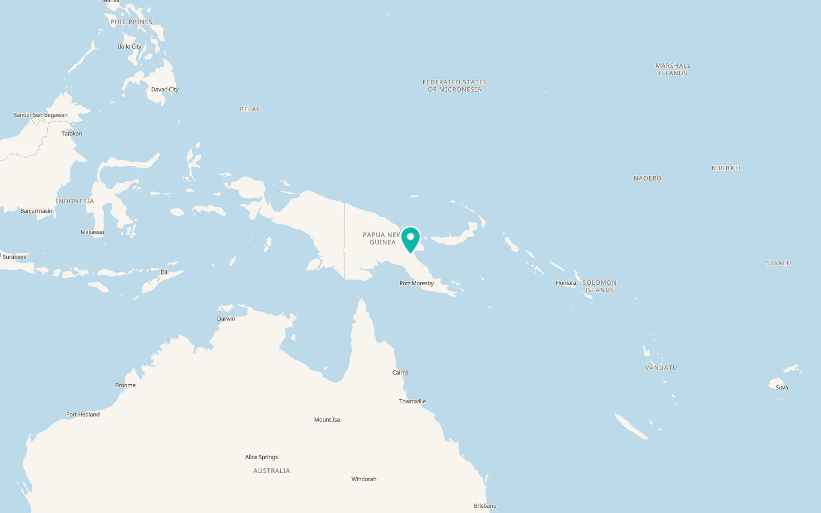 Map of Bulolo