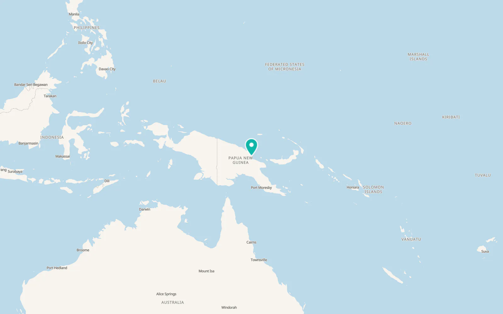 Map of Madang