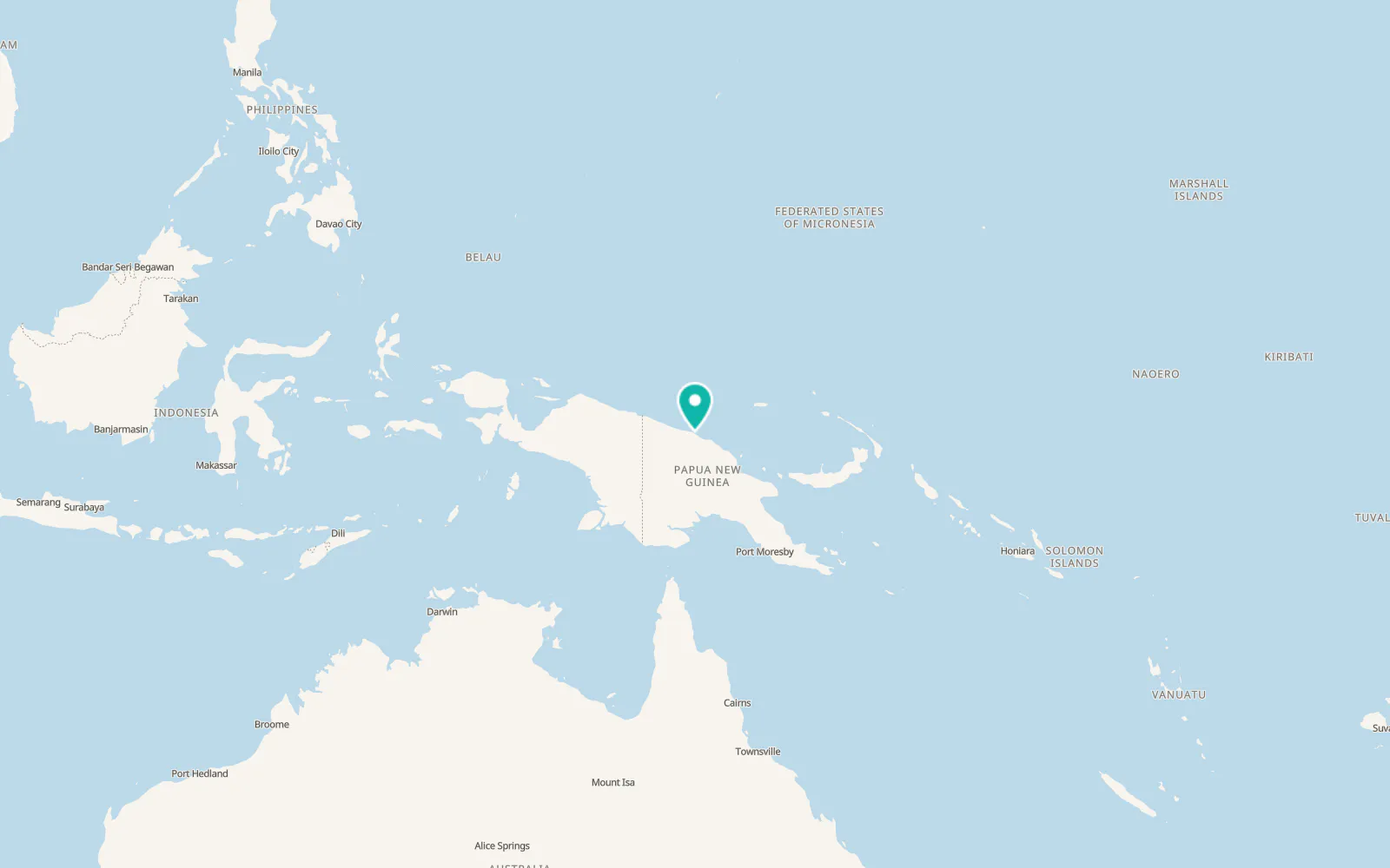 Map of Wewak