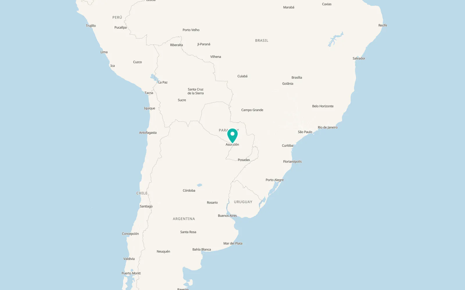 Map of Lambaré