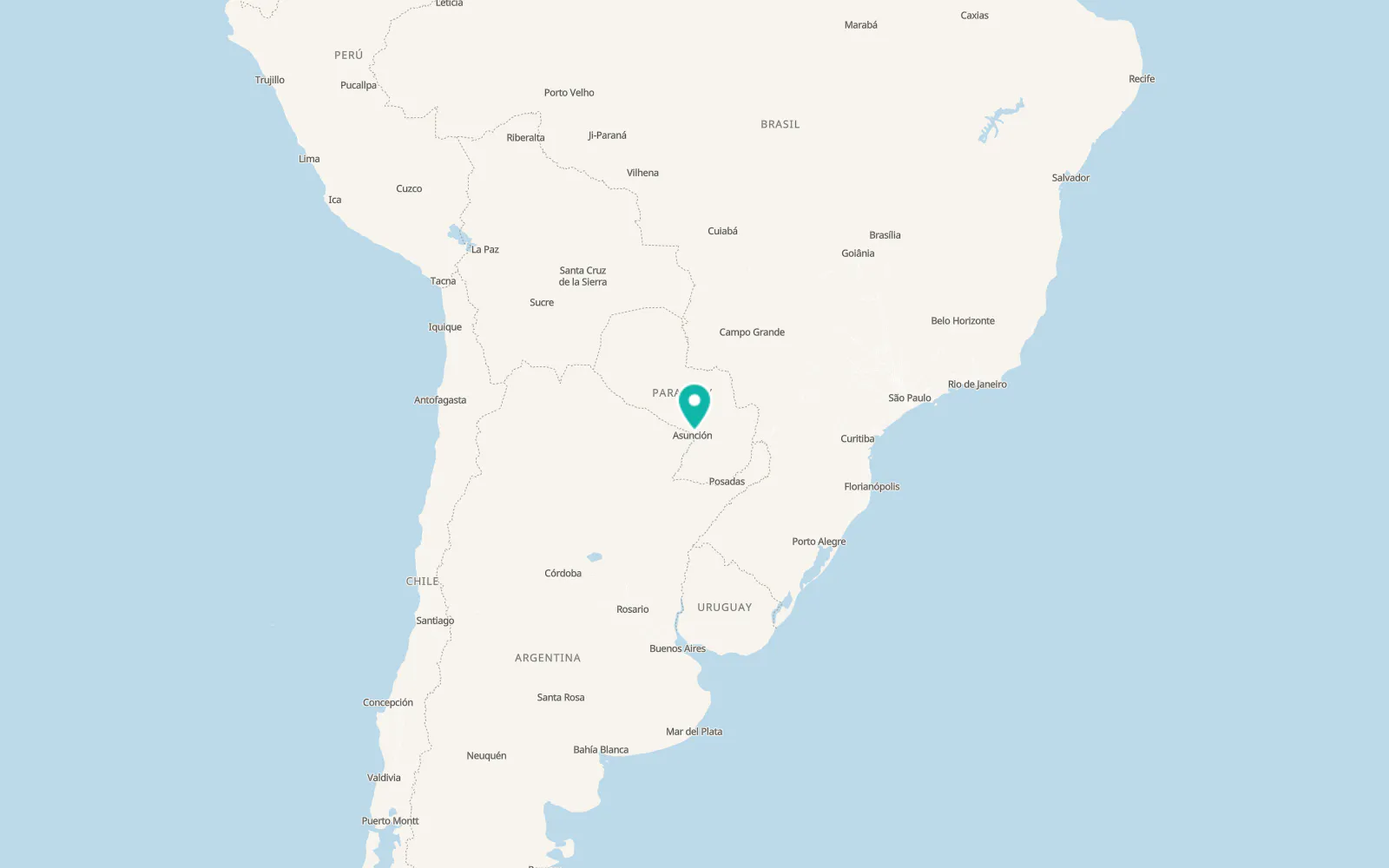 Map of Mariano Roque Alonso