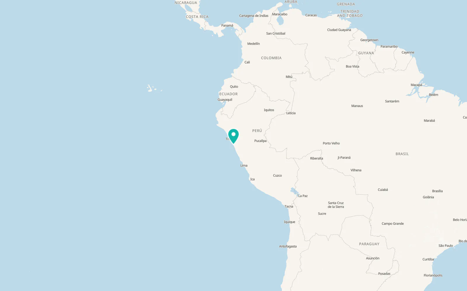 Map of Chimbote