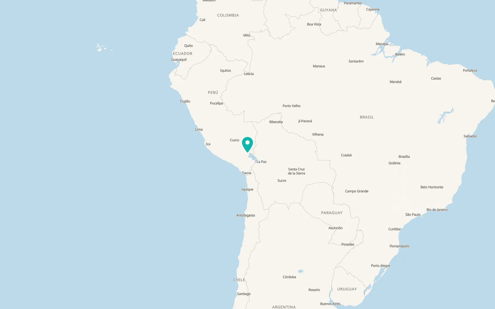 Map of Juliaca