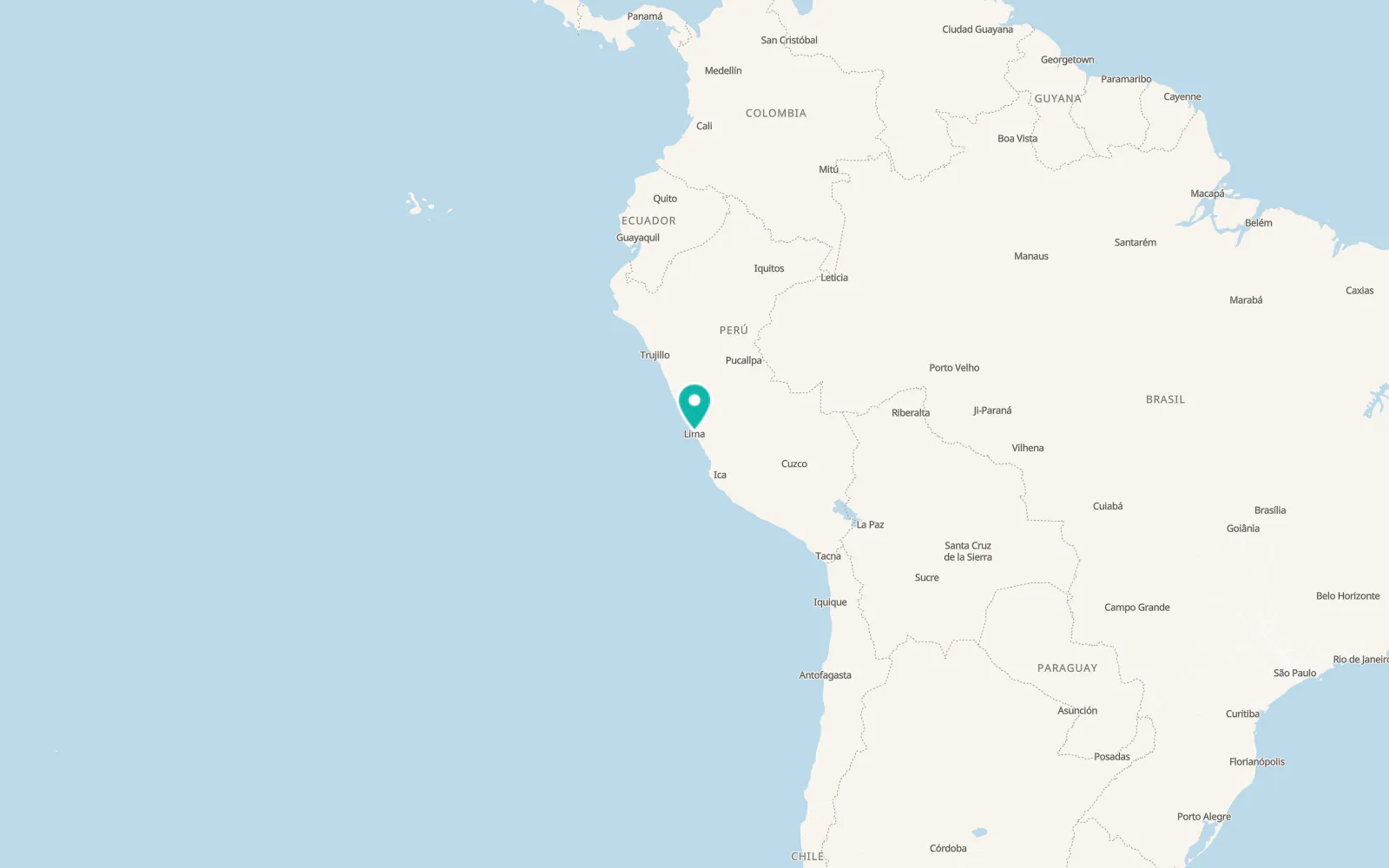 Map of Lima