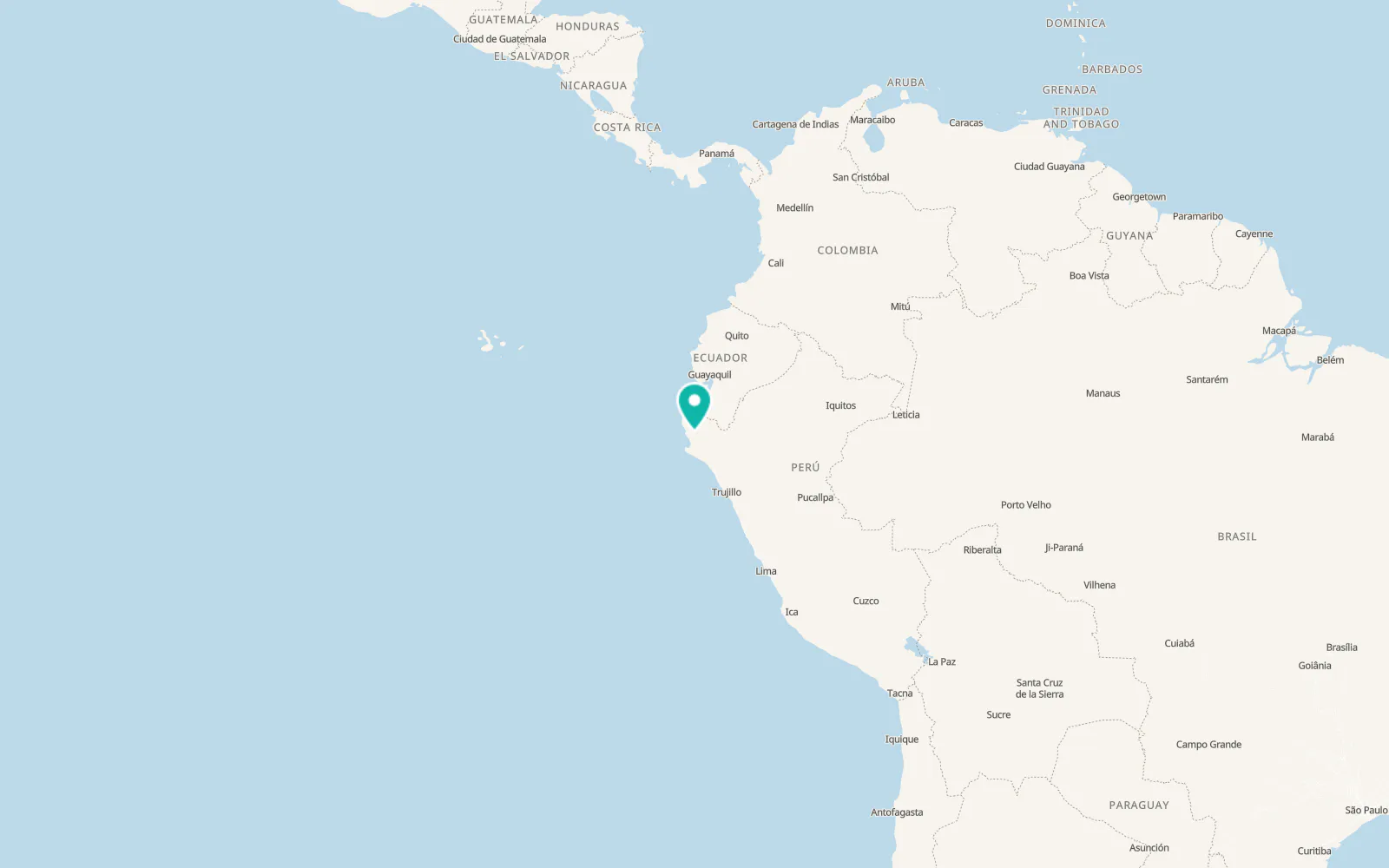 Map of Piura