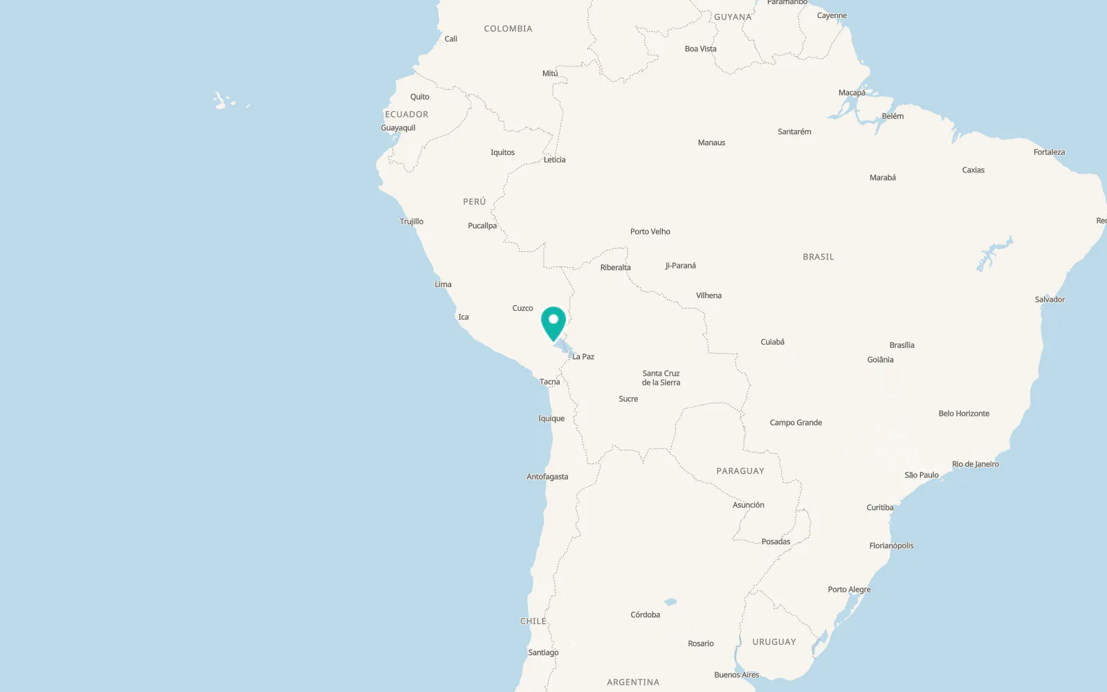 Map of Puno