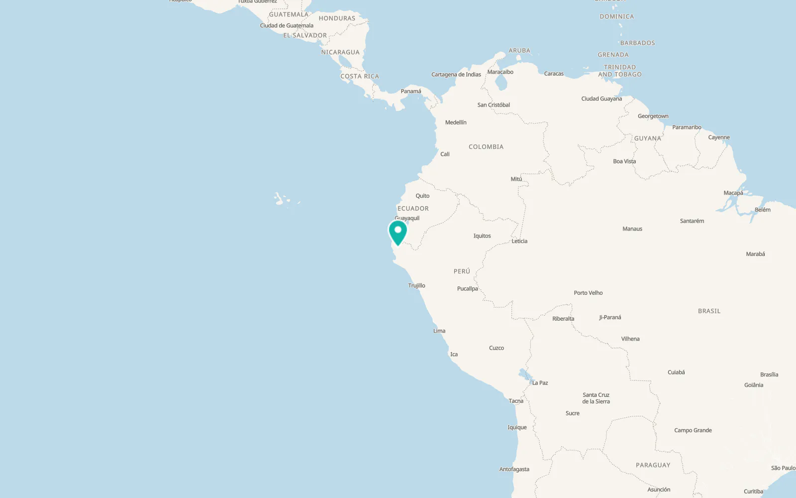 Map of Sullana