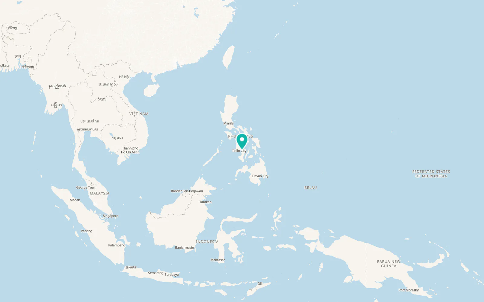 Map of Bacolod City