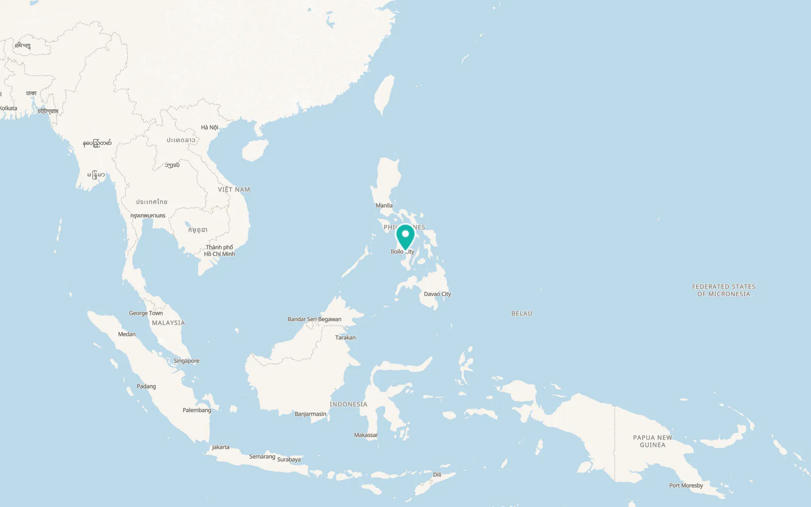 Map of Bago City