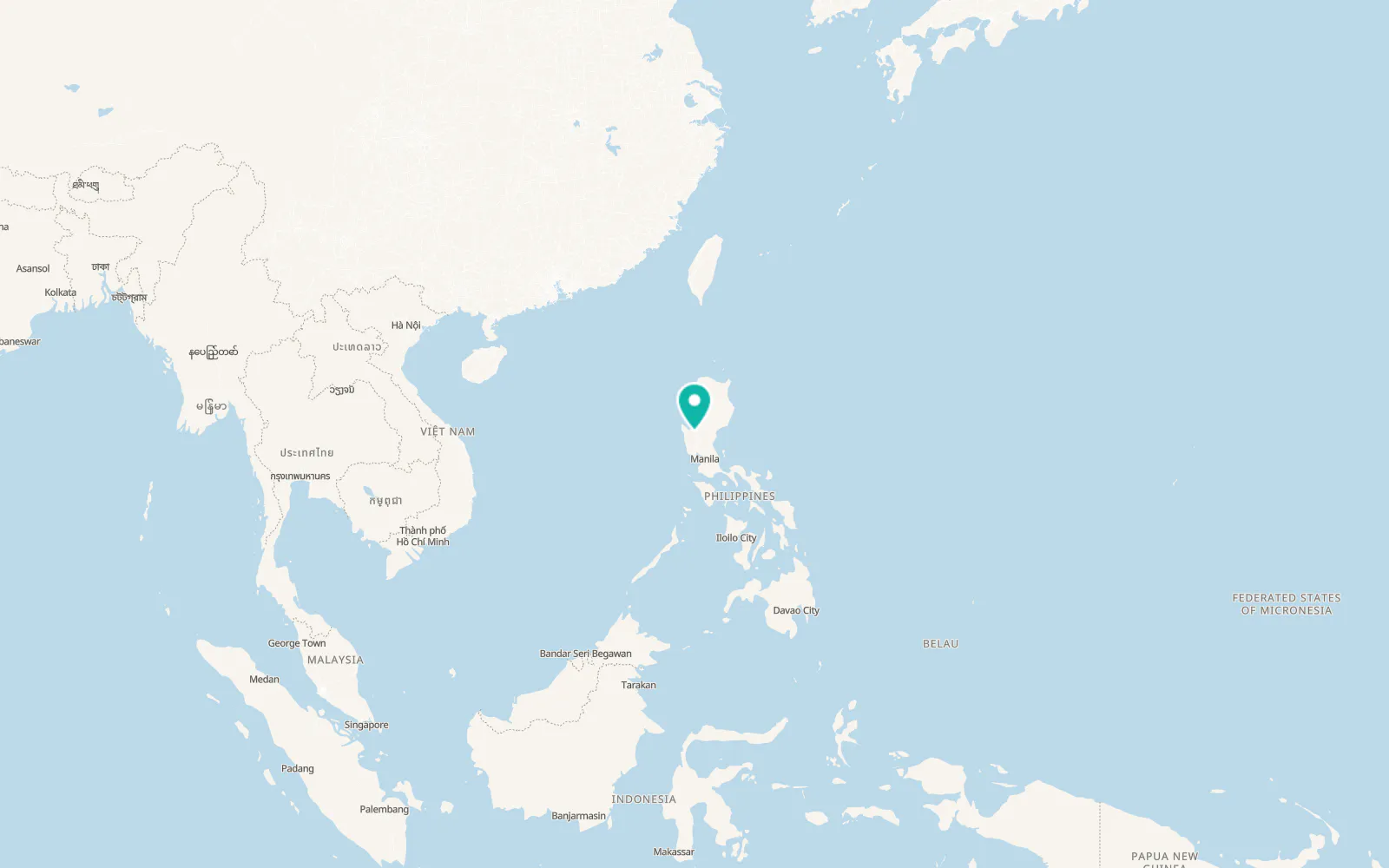 Map of Bayambang