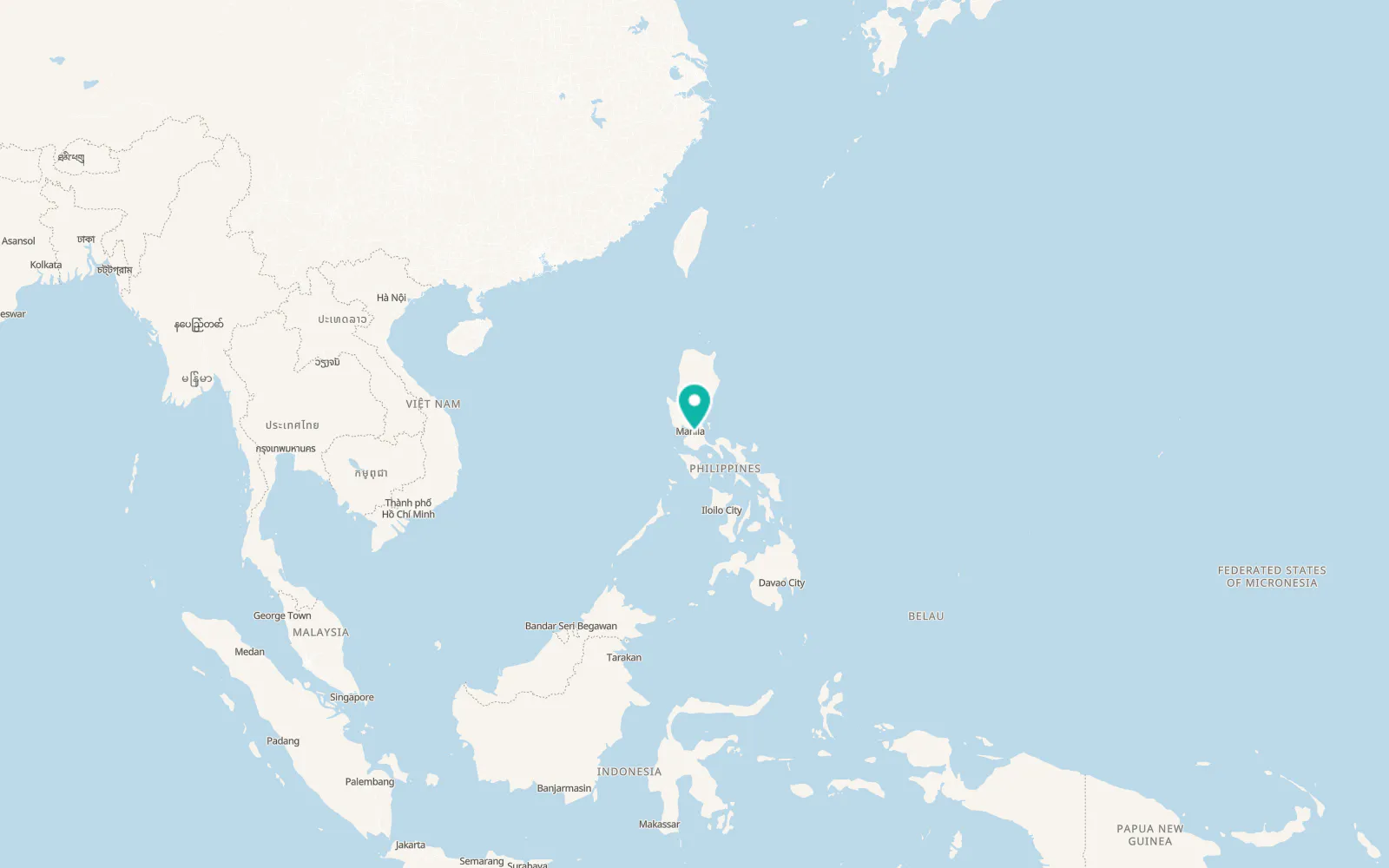 Map of Binangonan