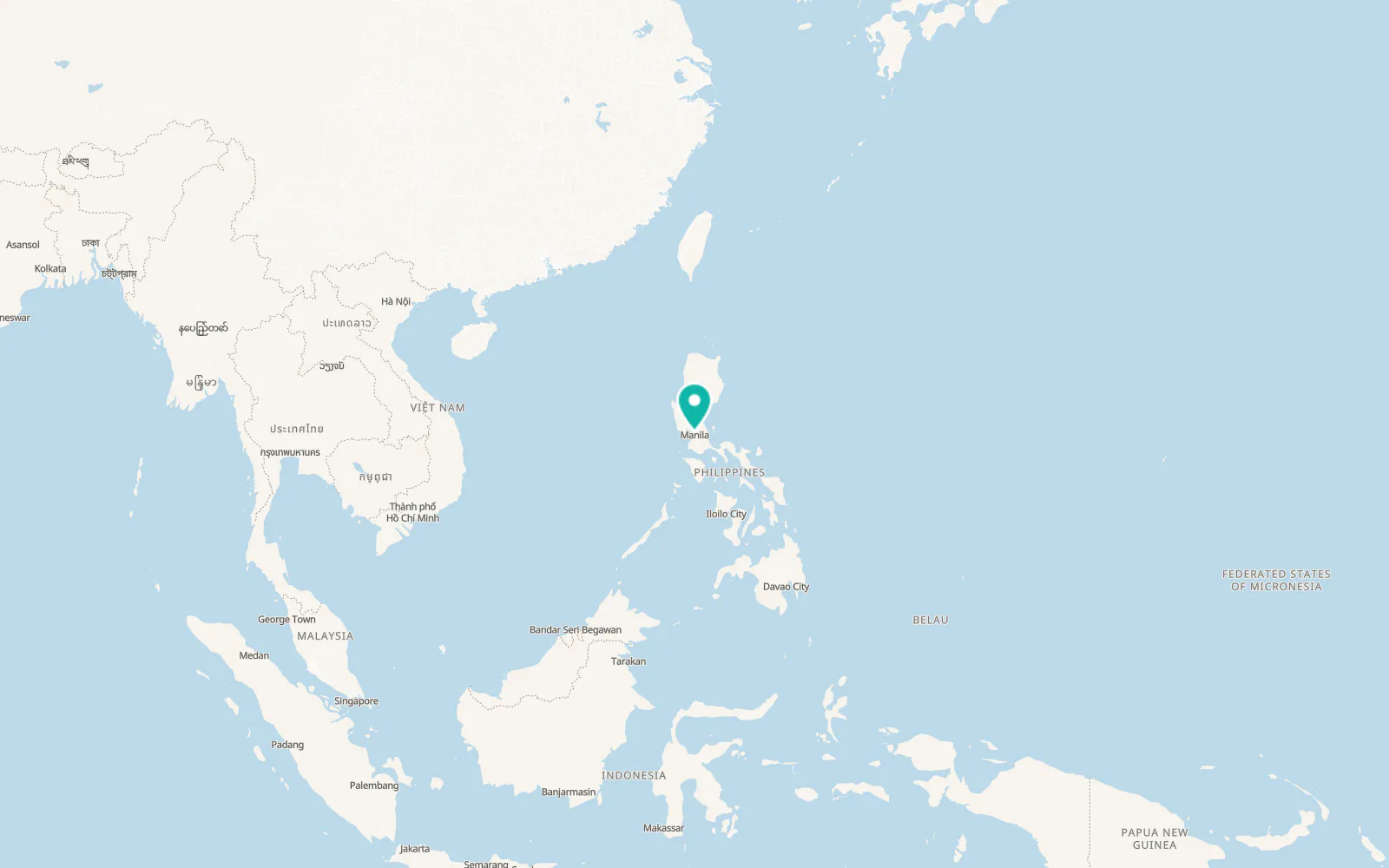 Map of Caloocan