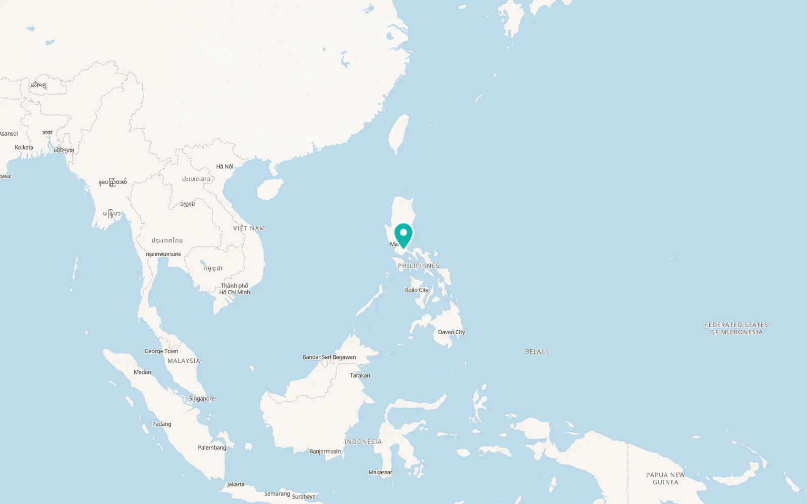 Map of Candelaria
