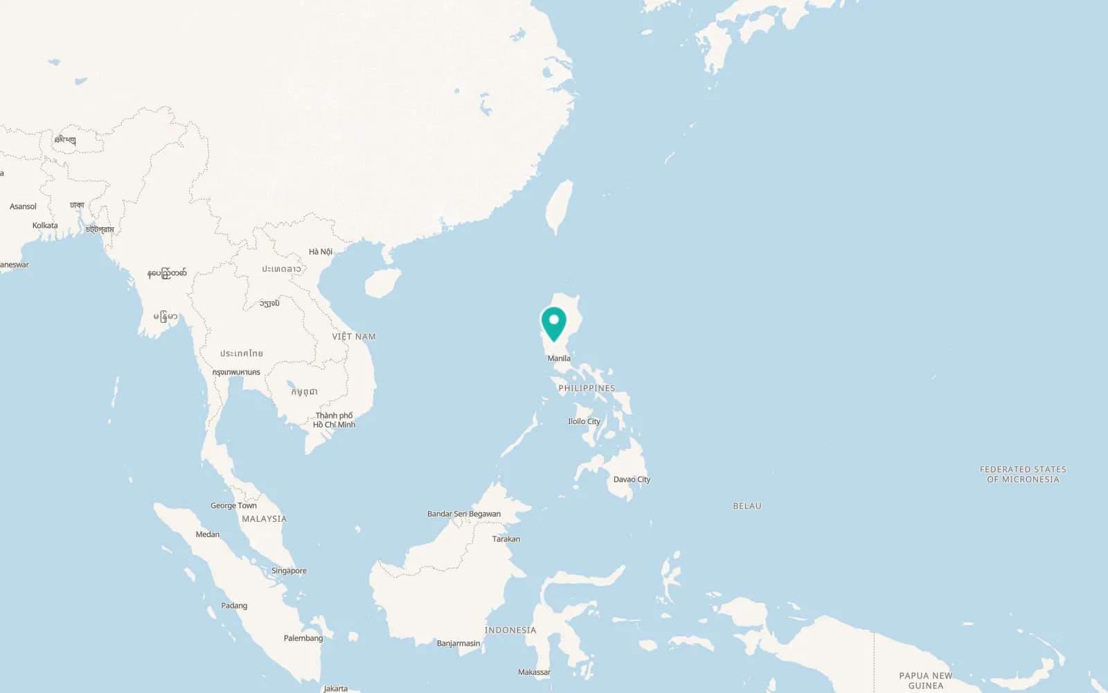Map of Concepcion