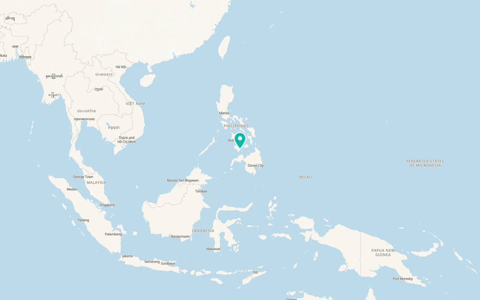 Map of Dumaguete