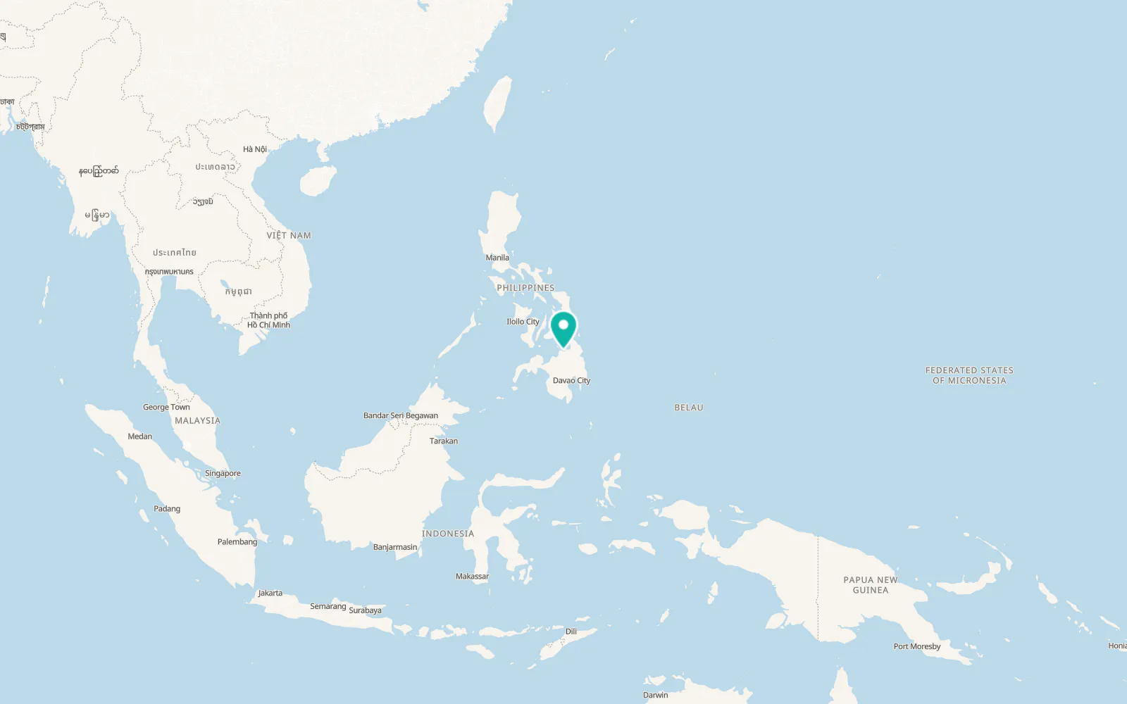 Map of Gingoog