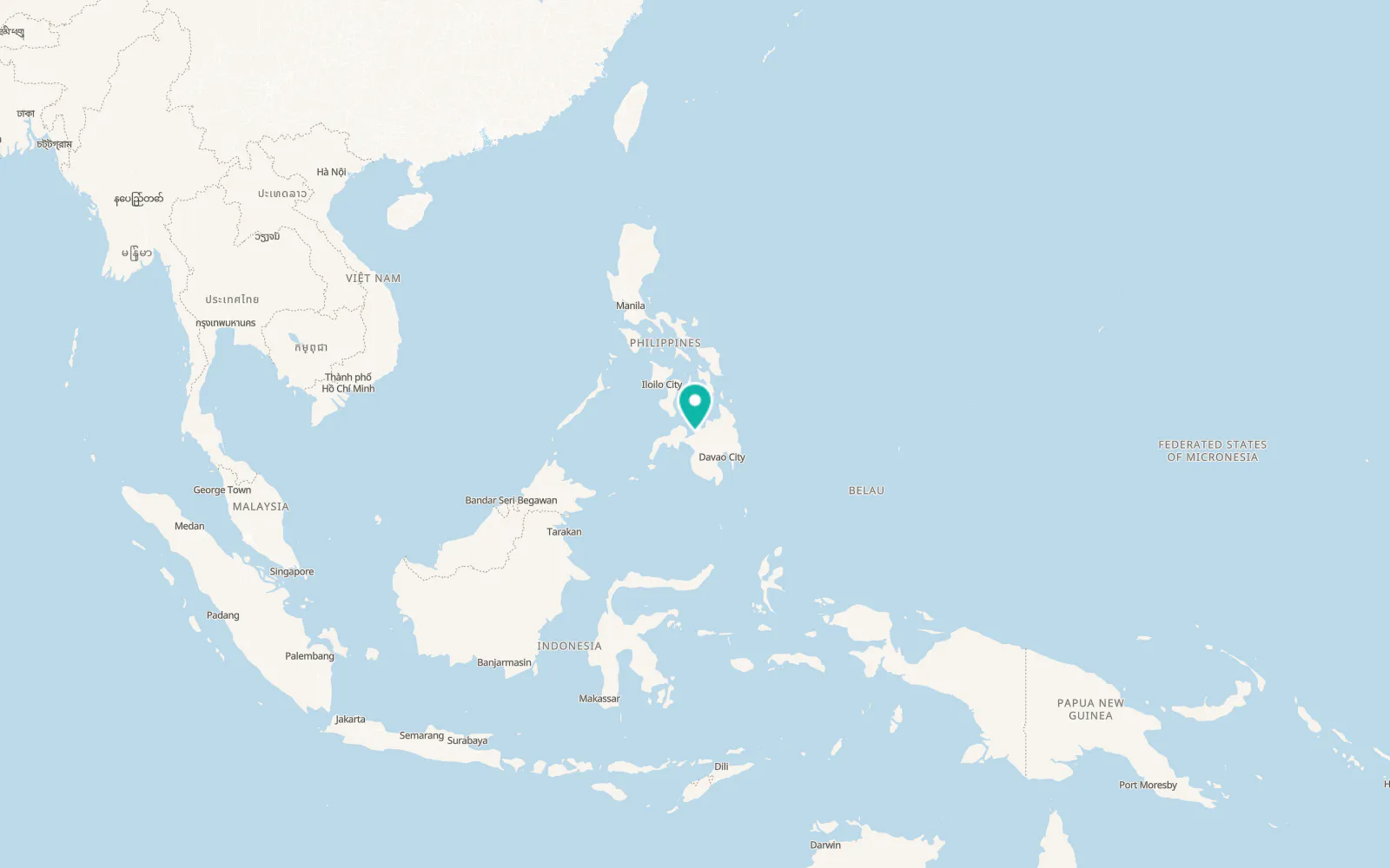 Map of Iligan