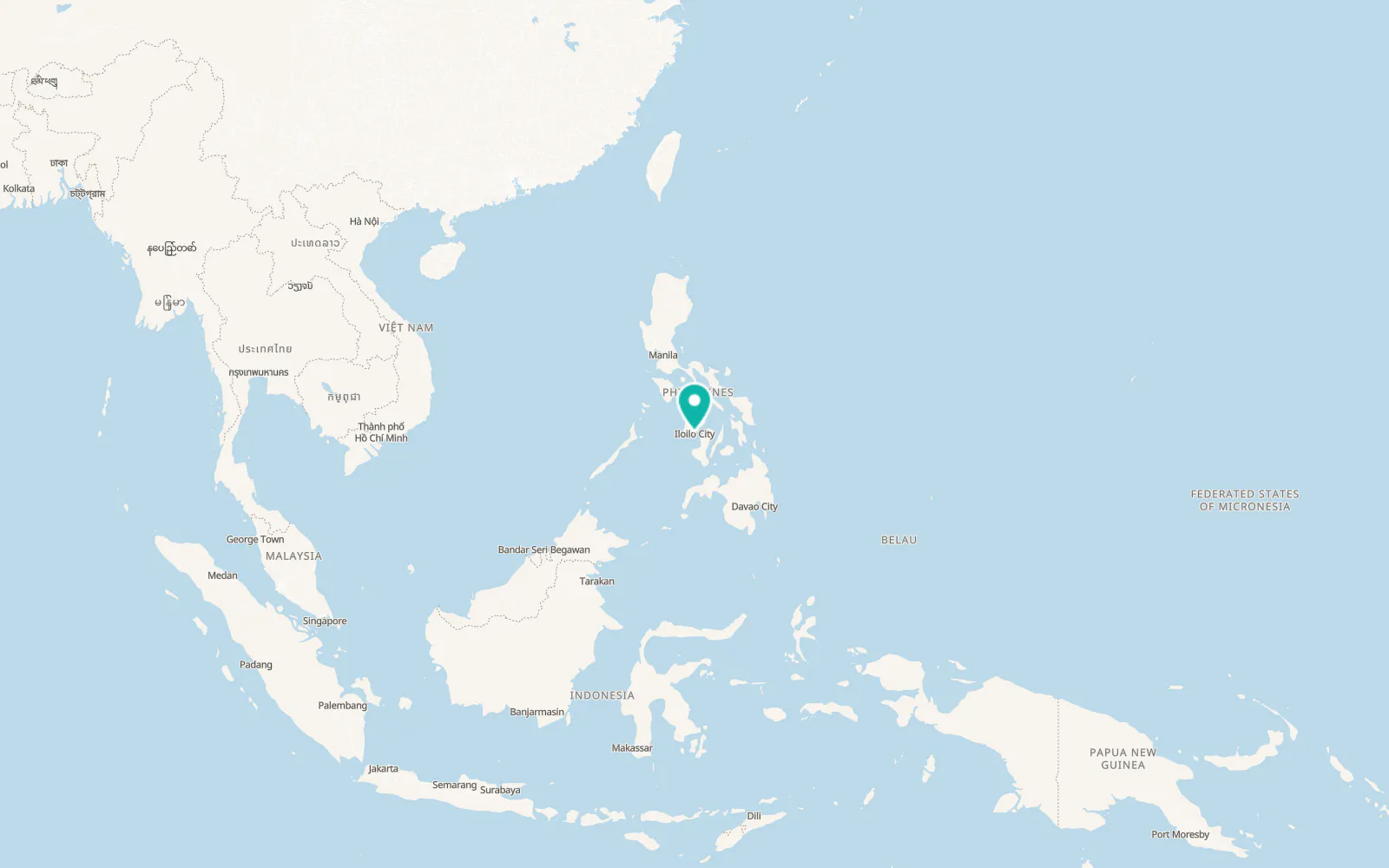Map of Iloilo