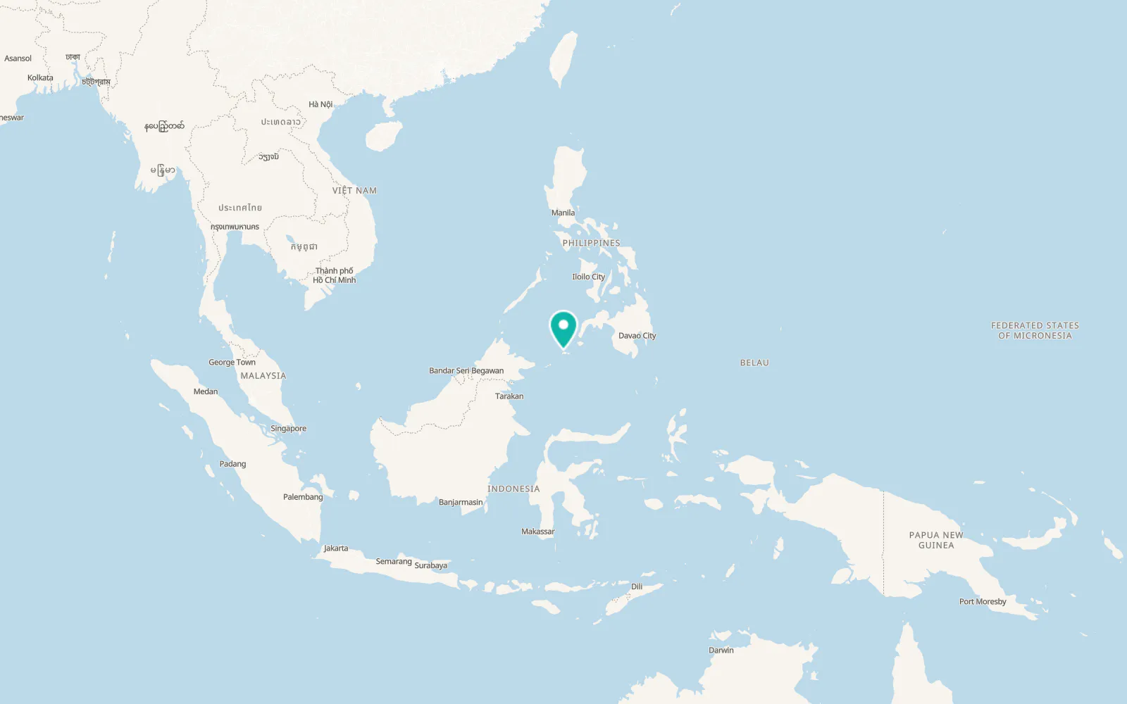 Map of Jolo
