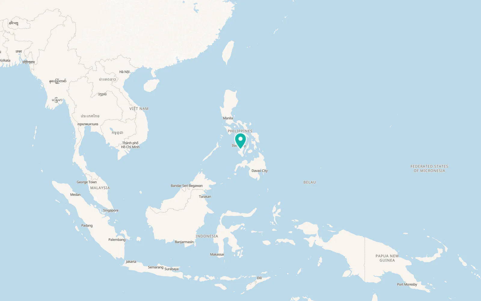Map of Kabankalan