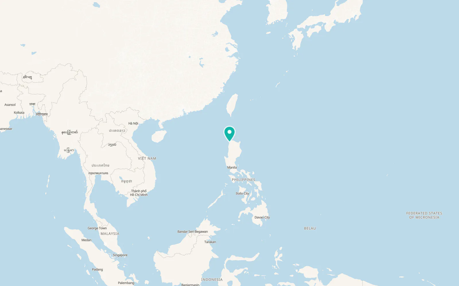 Map of Laoag