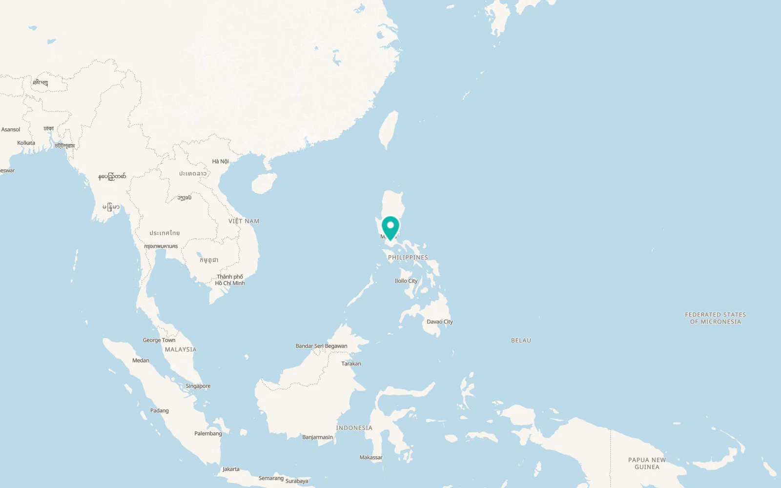 Map of Lipa City