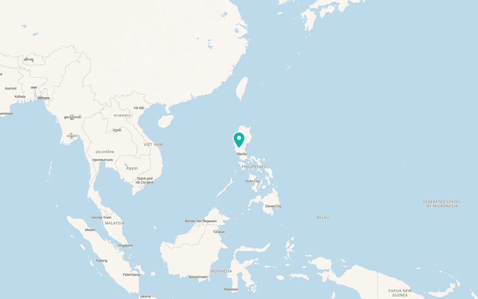 Map of Mabalacat City