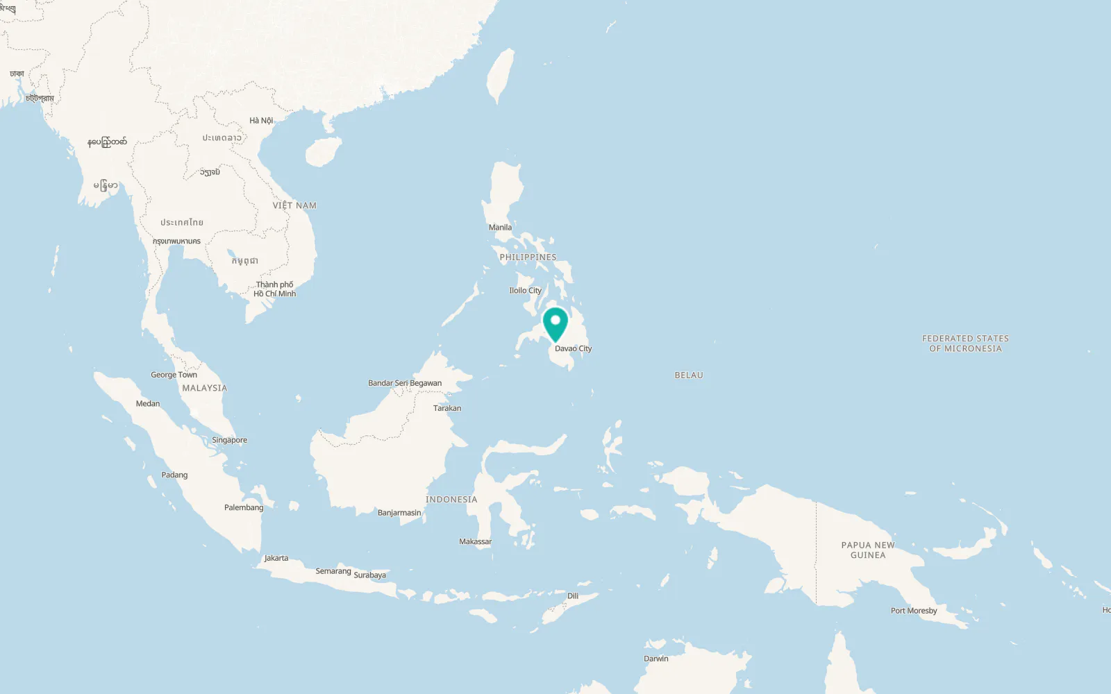 Map of Malingao