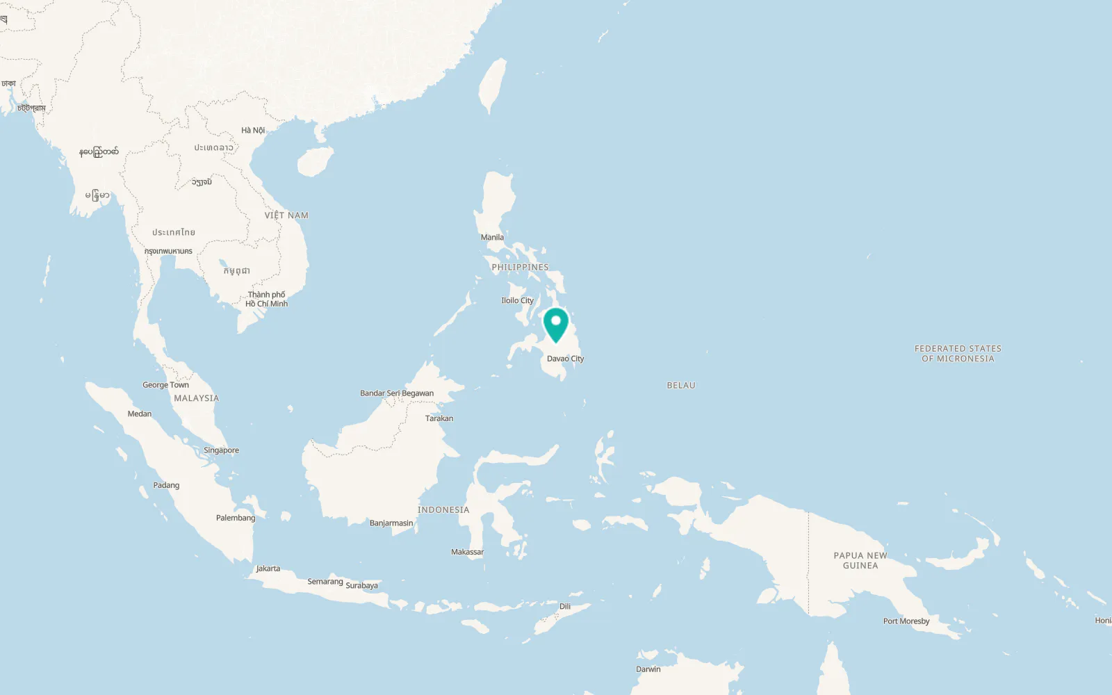 Map of Maramag