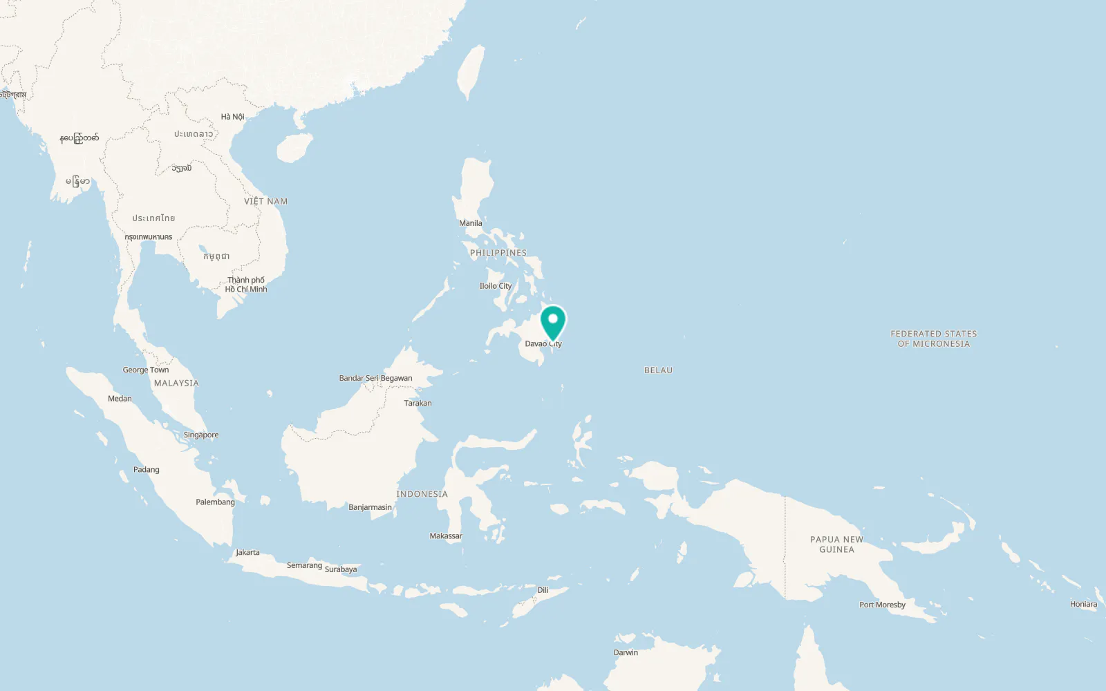 Map of Mati