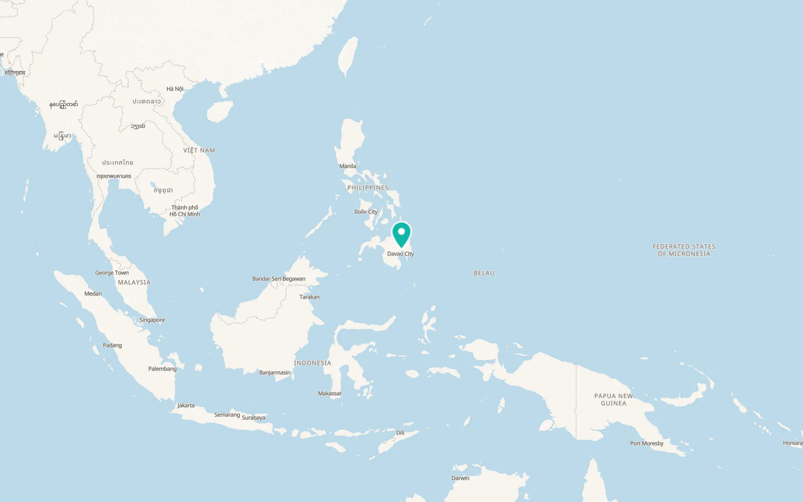 Map of Panabo