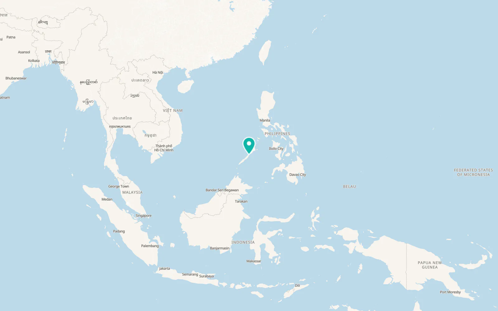Map of Puerto Princesa