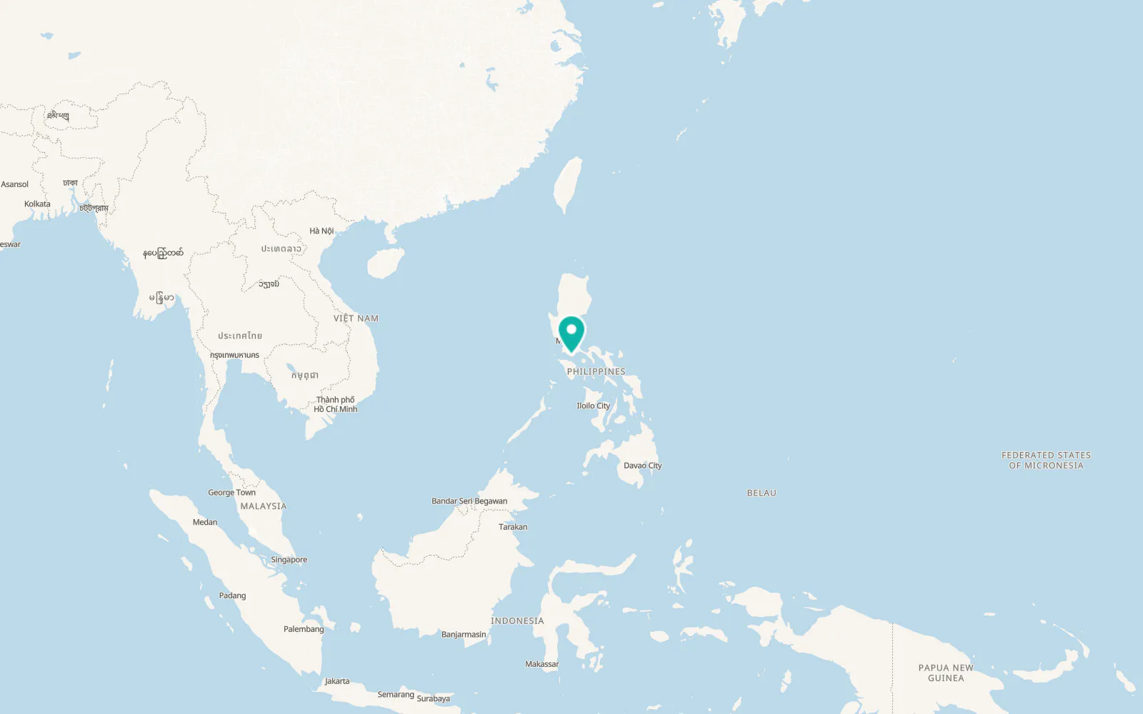 Map of Rosario