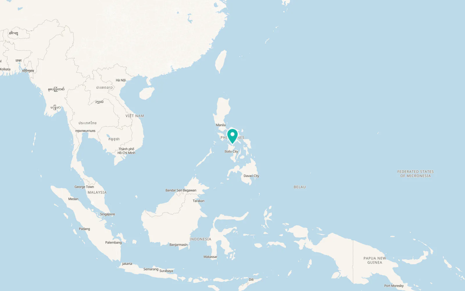 Map of Roxas City