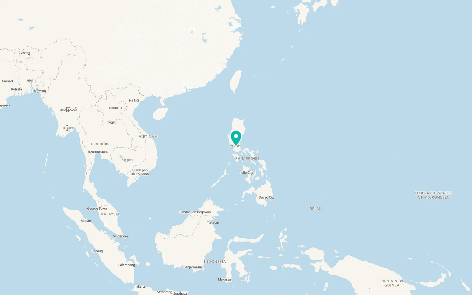 Map of San Pedro