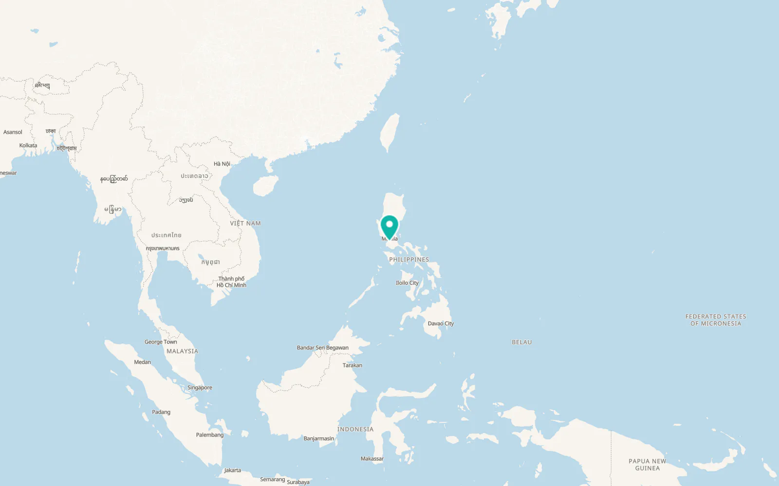 Map of Silang
