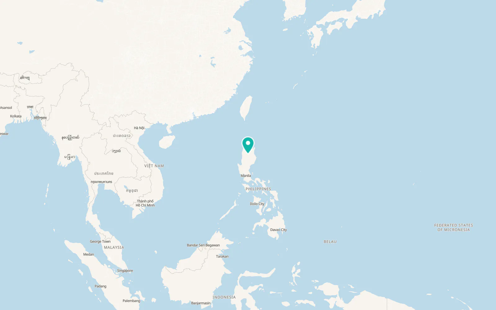 Map of Tabuk