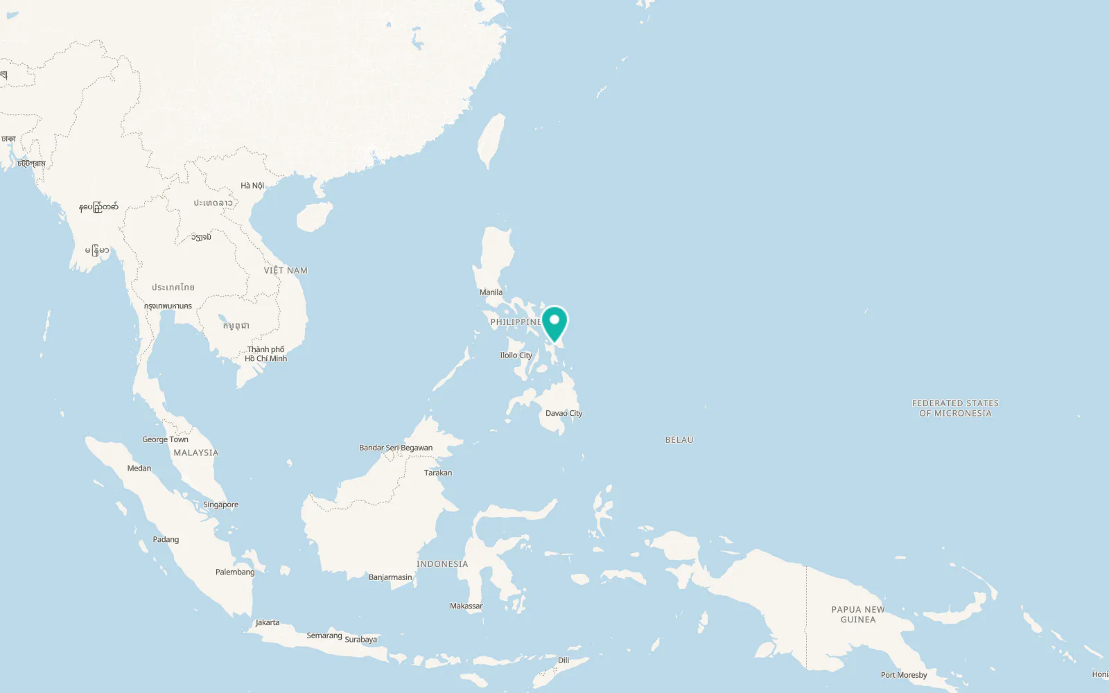 Map of Tacloban
