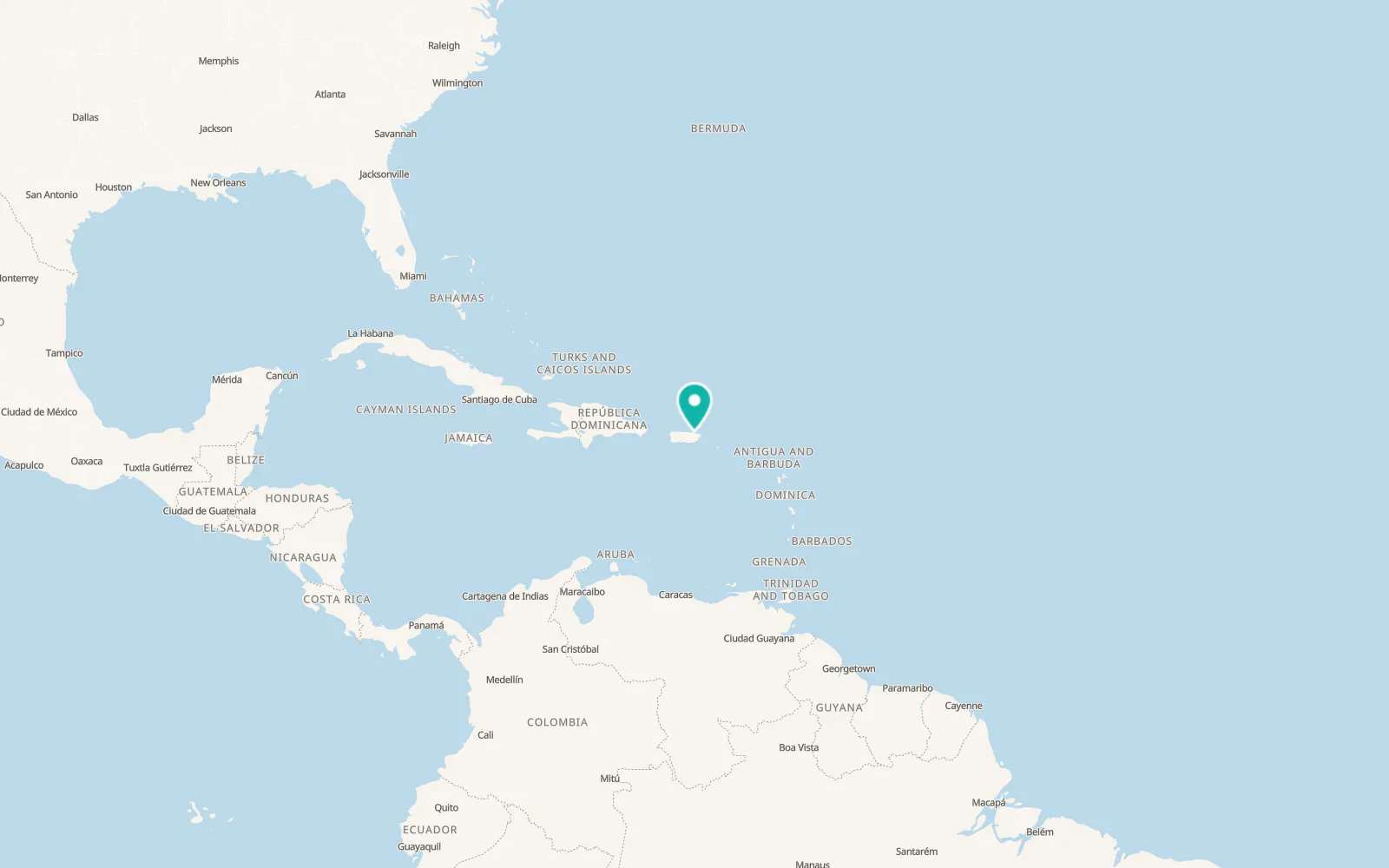 Map of Carolina