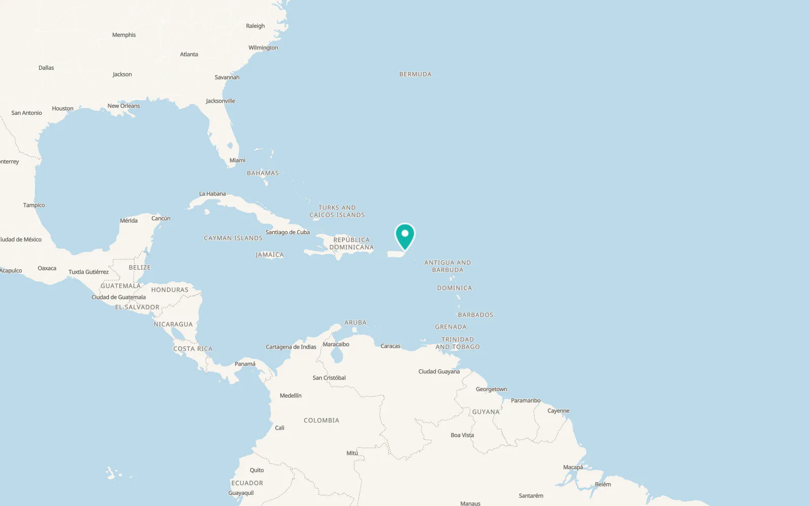 Map of Fajardo