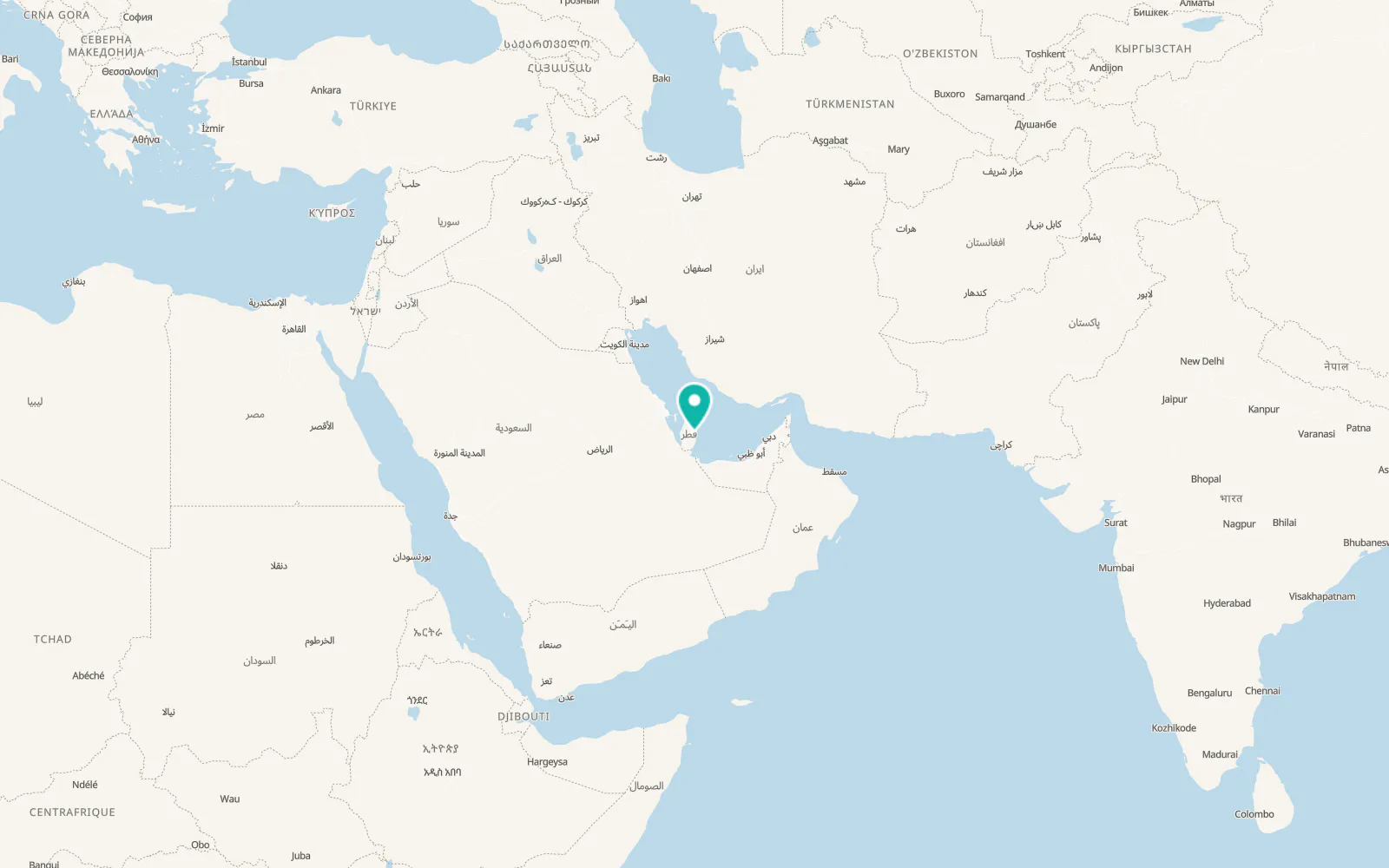 Map of Al ‘Unayzah