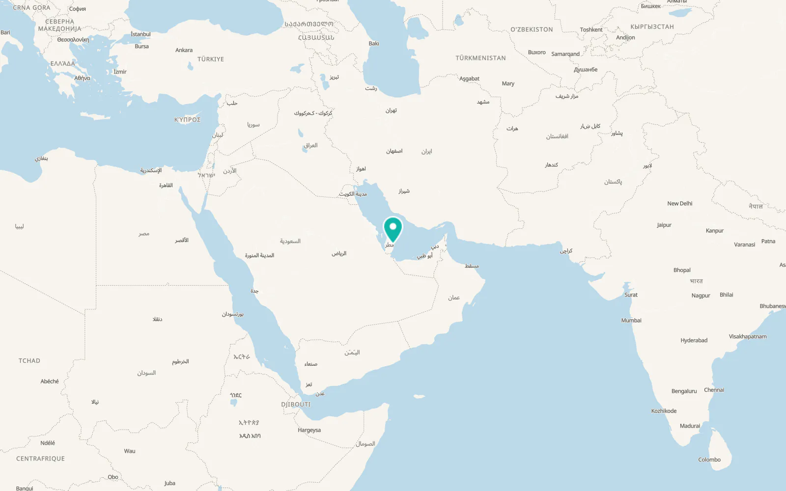 Map of An Najmah