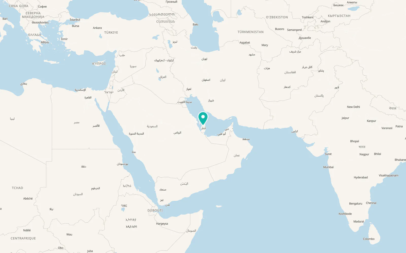 Map of Umm Ghuwaylīnah