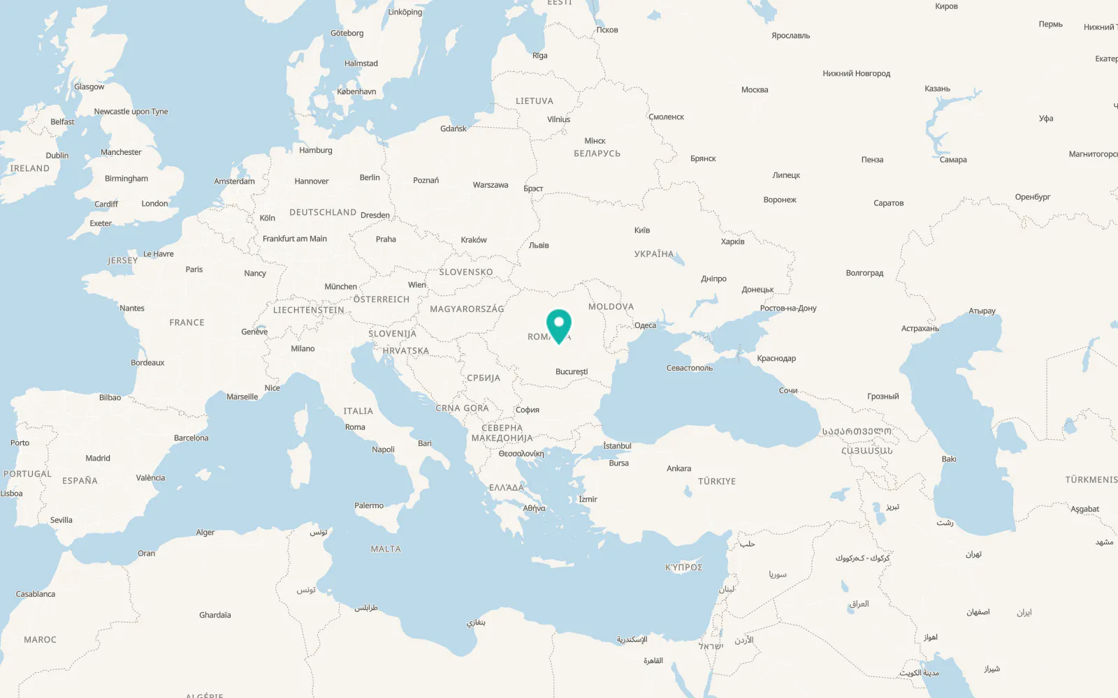 Map of Fundata