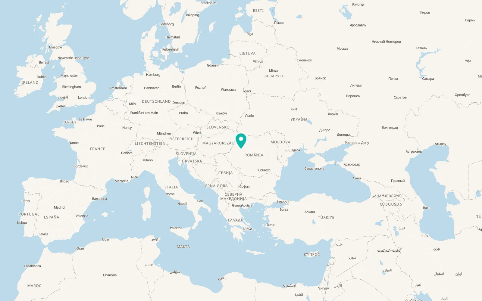 Map of Gârda de Sus