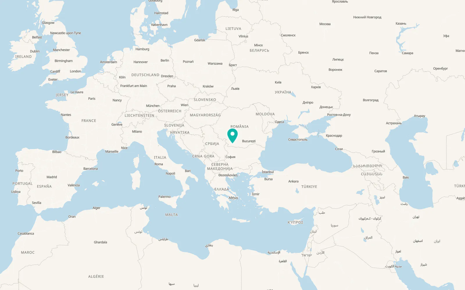Map of Giurgiţa