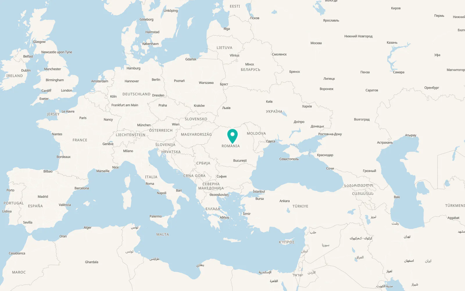 Map of Grânari