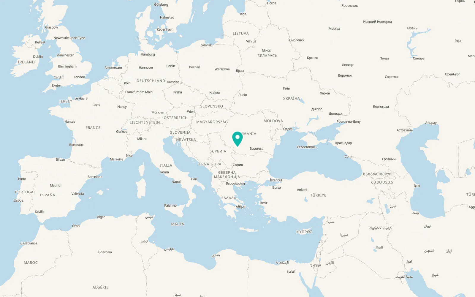 Map of Greceşti