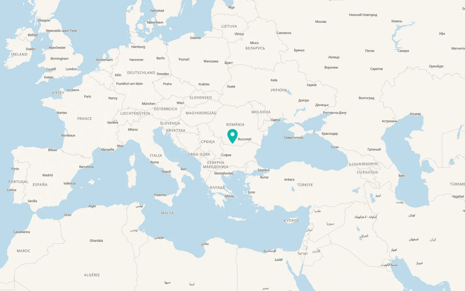 Map of Grojdibodu
